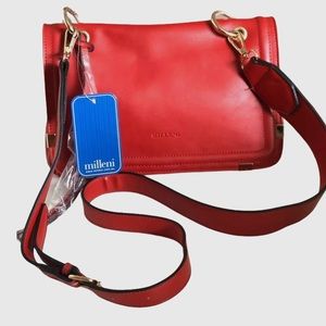 Milleni Red Crossbody Bag NWT